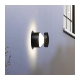 Eglo 97303 - Aplică de perete pentru exterior MELZO LED/11W/230V negru IP44