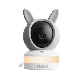TESLA Electronics Bambino - Monitor inteligent pentru bebeluși 4 MP (2560p) 5V Wi‑Fi, gri/alb