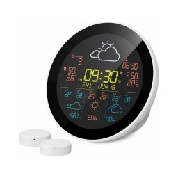 TESLA Electronics Device - Stație meteo inteligentă cu senzor și baterie de 400 mAh, Wi-Fi, IP44