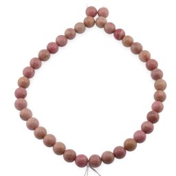 Sirag Rodonit roz sfere 10mm, 40cm