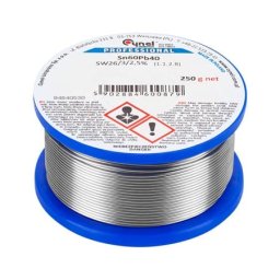 Rola Fludor Cynel LUT0111-250 | SN60PB40, 2.5mm, 250g