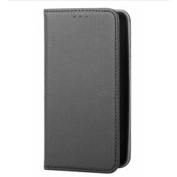 Husa OEM Smart Magnet Neagra pentru Xiaomi Redmi Note 12 Pro
