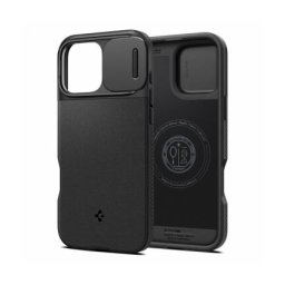 Husa Spigen Apple iPhone 16 Pro Max OPTIK ARMOR Negru