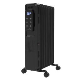 Calorifer Electric cu Ulei Livoo SCHD509N 2000W 9 Elementi 3 Trepte de Incalzire Termostat Digital Telecomanda Temporizator 24h Negru