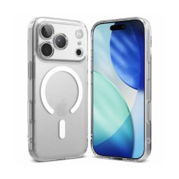 Husa MagSafe Ringke Fusion pentru Apple iPhone 17 Pro Max Transparenta Mata
