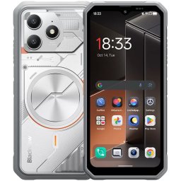 Smartphone BLACKVIEW FORT100 4G Dual SIM Ecran IPS 6.56Inch HD+ RAM 8GB Flash 128GB Octa-Core DokeOS 5.0 Bazat pe Android 16 5000mAh Lunar White