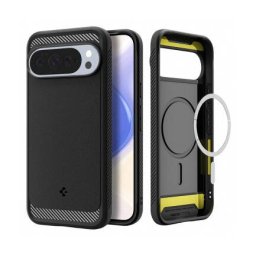 Husa Spigen Google Pixel 10 Pro XL Rugged Armor Negru