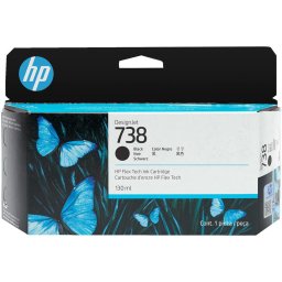 HP 738 130-ml Black DesignJet ink cartridge 1 pc(s) Original Standard Yield