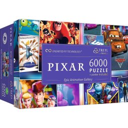 Puzzle cu 6000 de piese, colecția Disney Pixar