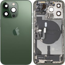 Piese si componente Capac Baterie Apple iPhone 13 Pro, Cu Carcasa Mijloc, Full Parts, Verde (Alpine Green), Swap