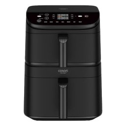 Friteuza Friteuza cu aer cald COSORI Turbo Tower de 10.8 litri, 2630 W, 7 programe presetate, 30° - 230°C, Tehnologie DC motor, Negru