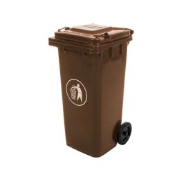 Container deșeuri 120L maro