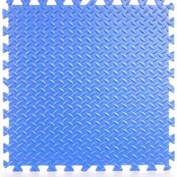 Covoras puzzle EVA XL 60x60 cm, 2 cm grosime, set 2 piese, albastru