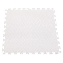 Covoras puzzle EVA XL alb, 2 piese 60x60 cm, grosime 2 cm, antiderapant
