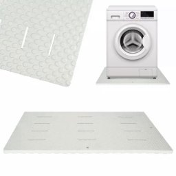 Covor anti-vibratii pentru masina de spalat, spuma EVA 80x60x2 cm, alb