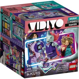 LEGO VIDIYO Unicorn DJ BeatBox 43106, set creativ muzical cu 84 piese