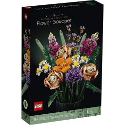 LEGO Buchet de flori 10280, set creativ decorativ pentru adulti