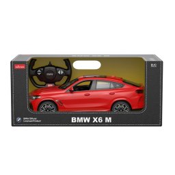 Masina cu telecomanda BMW X6 M rosie, scara 1:14, Rastar