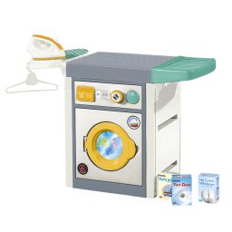 Masinuta de spalat pentru copii Pastel cu accesorii si sunete