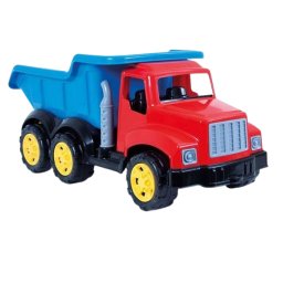 Camion de jucarie DOLU 83 cm din plastic rezistent, cu remorca