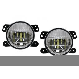 Proiectoare ceata Full LED 4 inch pentru Jeep Wrangler TJ JK JL