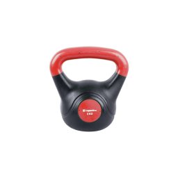 Gantera kettlebell inSPORTline Vin-Bell Dark 2 kg, maner din vinil