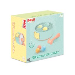 Toba si jucarie de percutie 2 în 1 pentru copii 12 luni+ DOLU