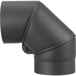 Cot reglabil burlan fum 160 mm din otel 1,5 mm pentru sobe si seminee