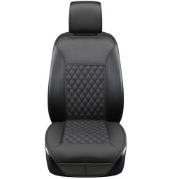 Husa scaun auto universala RoGroup, piele PU antialunecare, negru