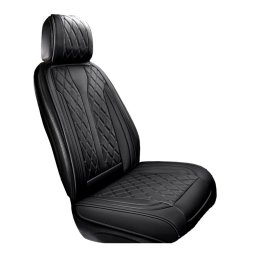 Husa scaun auto universala RoGroup din piele PU perforata, neagra