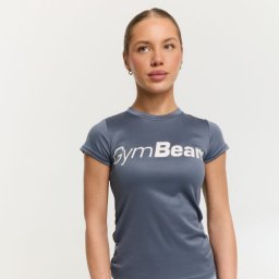 GymBeam Women‘s Mesh T-shirt Essence Denim Blue L