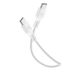 Cablu Cellularline Date 1.2M UsbC-UsbC USBDATACUSBC-CW Alb