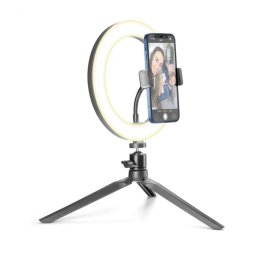 Selfie Stick Cellularline Selfie Ring Lumina pentru (poze tip) selfie
