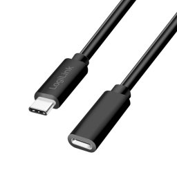 CABLU alimentare si date LOGILINK, pt. smartphone, USB 2.0, USB Type-C (T) la USB Type-C (M), 1m, PD 100W, 2 x ecranat, plastic, negru, "CU0210" (timbru verde 0.08 lei)