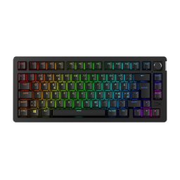 Tastatura HyperX Alloy Rise 75, Wireless, Fara fir, Layout US, Negru