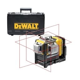DeWalt - DCE089D1R - Nivela laser cu linii, 15 m, +/-0.3 mm/m, 3 linii laser, fascicul rosu, proiectie 360 grade, valiza plastic