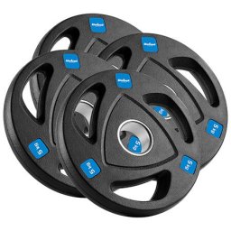 Gantere si greutati DISC GREUTATE FONTA CAUCIUCATA SET 4 X 5 KG REBEL ACTIV