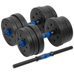 Gantere si greutati HALTERE REGLABILE CU CONECTOR 2 X 10 KG REBEL ACTIVE