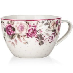 Banquet Cană ceramică jumbo Rose 550 ml