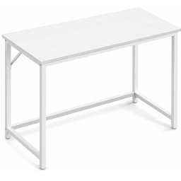 Birou calculator VASAGLE cu cadru metalic, 100x50x76 cm, alb artar
