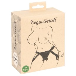 Vegan Fetish Strap-On Ham reglabil cu 3 inele pentru dildo și vibrator S-L
