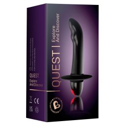 Rocks Off Quest Vibrator de Prostată Negru cu 10 Moduri de Vibrație