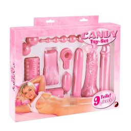 Candy Toy Set Set Jucării pentru Adulți 9 Piese, Roz