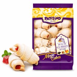 Cornulețe Fragede PATISIMO Magic Cakes cu Rahat, Caserolă 340g