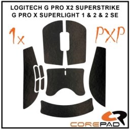 Mouse Grip Corepad PXP pentru Logitech G PRO X Superlight 1 / 2 / 2 SE / PRO X2 SuperStrike - Black, CGP2201