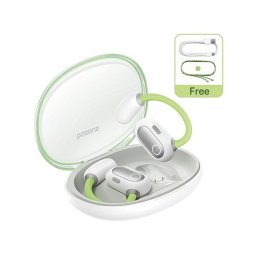 Casti wireless Baseus Eli Sport 1 Open-Ear TWS, Bluetooth 5.3, Autonomie 30 ore, Verde