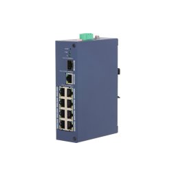 Switch PoE Cloud Managed Dahua, 10 porturi, 8 porturi PoE, buget PoE 110W, uplink Gigabit RJ45 si SFP, Long Range 250m, PoE Watchdog, CHS4110-8ET-110