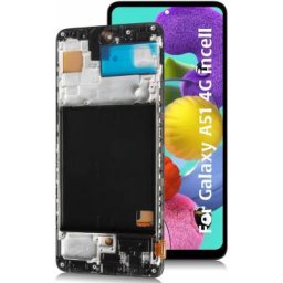 Display cu touchscreen si rama Samsung Galaxy A51 4G Negru INCELL