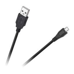 Cablu USB Cabletech MicroUSB - USB 0.2m Black