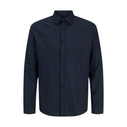 Jack & Jones Plus Camasa barbati big sizes din bumbac, Regular Fit, JJEFIELD, Bleumarin inchis (SELECTATI MARIMEA: 5XL)